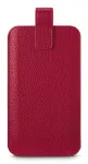 Hama 00137097 universalus telefono dėklas iki 16,0 x 8,9 x 1,2 cm, dirbtinė oda, raudonas