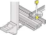 SCHROFF ESD CLIP IEEE (50 VNT./RINK.) - Stovo aksesuaras (24560256)