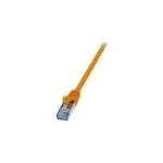 Logilink PrimeLine - jungiamasis laidas - RJ-45 (M) - RJ-45 (M) - 1,5 m - SFTP, PiMF - CAT 6a - presuotas, lygus, be halogenų - oranžinė (CQ3048S)