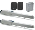 Dvivėrių vartų automatikos komplektas NICE WINGO 2024 24V, be fotoelementų (pažeista pakuotė)
