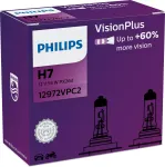 Philips VisionPlus 12972VPC2 lemputė H7, 55 W, 12 V, halogeninė, 2 vnt.