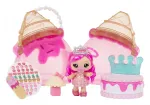 MGA Entertainment Yummiland Grožio Krep&scaron;ys su Lūpų Blizgesio Lėle &ndash; Ledų Grožio Krep&scaron;ys