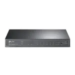 TP-Link JetStream 8 prievadų Gigabit i&scaron;manusis PoE+ jungiklis su 2 SFP lizdais