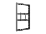 Multibrackets M Pro Series korpusas 43 col. mažas juodas plieninis gulsčias/vertikalus