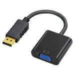 DisplayPort į VGA adapteris IBOX IADPVGA, DisplayPort ki&scaron;tukas į 15 kontaktų VGA lizdą, palaiko 1080p, sidabrinis