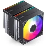 CPU au&scaron;intuvas Jonsbo CB80 dviejų bok&scaron;tų su 2 x 120mm PWM RGB ventiliatoriais &mdash; juodas
