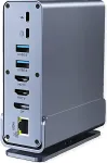 VALUE USB-C dokavimo stotelė 16-in-1, 4K60 1xDP, 2xHDMI, 1xGbE, USB (2xC, 5xA, 1xC PD) (12.99.1142)