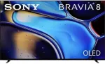 Televizorius SONY 77 col. OLED 4K Smart Google TV 3840x2160 32 GB belaidis LAN Bluetooth K77XR80PAEP