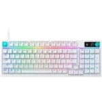 Logitech G316 X 98 Wired Gaming Keyboard - White - US International - Tactile