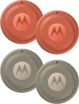 Motorola Moto Tag 2.0 PG38C08028 Bluetooth paie&scaron;kos žymė (4 vnt.), UWB, IP68, keičiama CR2032 baterija