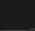 Bosch PIF631HB1E indukcinis virimo pavir&scaron;ius, 4 zonos, valdymas prisilietimu, be rėmelio, 59,2 cm, laikmatis, apsauga nuo vaikų, juodas