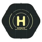 Sunnylife TJP10 Hexagonal Drone Landing Pad 110cm Double Sided Orange/Blue