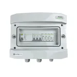 EMITER Switchgear Attached AC Hermetic IP65 EMITTER su vir&scaron;įtampio ribotuvu AC Noark Type 1+2, 40A 3 fazės, RCD Type A 63A/300mA