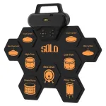 NN SOLO susukamas elektroninis būgnų rinkinys su USB-C ir MP3