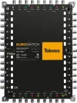TELEVES EuroSwitch 9x9x24 kaskadinis multiswitch 8 SAT + 1 TER įėjimai 24 vartotojų i&scaron;ėjimai ref. 719604