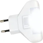 REV Night Light LED 1W Cool White Plug-in Wall Light with Dusk Sensor