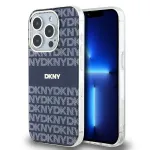 DKNY DKHMP15XHRHSEB kietasis dėklas, skirtas Apple iPhone 15 Pro Max 6,7 inch, mėlynas, IML Mono & Stripe, su MagSafe