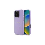 Guess GUHMP16LPSAHMCU iPhone 16 Pro 6,3 col. Violetinis Saffiano Odelės Kietas Dėklas su MagSafe