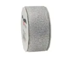 C.E. Pattberg Metallic Lace Gift Ribbon Glossy Silver 40 mm x 20 m