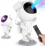 iLike LED projekcinis žvaigždžių &scaron;viestuvas Astronaut SM4 baltas