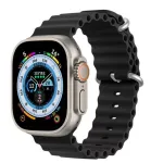 Dux Ducis Silicone Watch Strap, skirta Apple Watch 8/7/6/5/4/3/2/SE (38/40/41 mm) &ndash; juoda