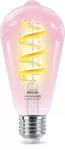 Philips Filament Clear 40 W ST64 E27 protinga lemputė, Wi-Fi/Bluetooth, skaidri, LED, E27