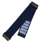 Pakeičiamas sportinis dirželis FIXED, skirtas Garmin QuickFit 22 mm &ndash; tamsiai mėlynas nailonas, 160&ndash;210 mm