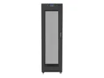 Lanberg FF01-6842-23BL 19" grindinė spinta 42U 600x800x2127,5 mm, tinklinės durys, LCD, 4 ventiliatoriai, surenkama, 800 kg, IP20, spyna, ratukai, juoda