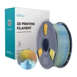 SUNLU PLA+ Silk Forth-Color Filament 1,75 mm mėlynai-violetinės-oranžinės-geltonos spalvos gradientas 1 kg