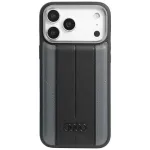 Etui Audi A6 Synthetic Leather MagSafe, skirta iPhone 17 Pro Max, juoda