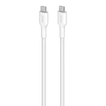 PURO Fabric Heavy Duty Braided USB-C į USB-C laidas 1,2 m baltas