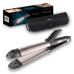 Cecotec Bamba RitualCare 1000 Ceramic 2in1 tiesintuvas ir garbanojimo priemonė, juoda/rožinis auksas