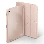 UNIQ Moven Antimicrobial Folio Case, skirta iPad Air 10,9 colio (2020/2022) ir iPad Air 11 colio (M2 2024) &ndash; Blush Pink