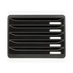 Exacompta BIG-BOX PLUS HORIZON stalčių blokas A4 gulsčias, 355 x 270 x 271 mm, juodas (308714D)