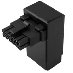 Kolink Core Pro 12V-2x6 90&deg; adapteris - Type 2, juodas
