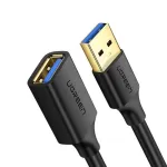 USB 3.0 ilginimo laidas adapteris UGREEN 10368B &mdash; USB A lizdas į USB A ki&scaron;tuką, 1 m, juodas