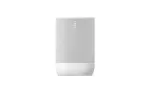 Sonos Move 2 ne&scaron;iojamasis i&scaron;manusis garsiakalbis, Wi-Fi 6, Bluetooth, AirPlay 2, IP56, 24 val. akumuliatorius, USB-C, baltos spalvos
