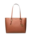MICHAEL KORS Jet Set Travel Saffiano Leather Tote Bag Set - Luggage - Moteri&scaron;kas 35R3GCFT3TLUG (33x28x12 cm)