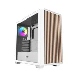 Darkflash DS900WD ATX vidutinio bok&scaron;to kompiuterio korpusas (baltas) su 4 ARGB ventiliatoriais ir grūdinto stiklo &scaron;onine plok&scaron;te