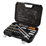 NEO TOOLS 1/2 inch veržliarakčių komplektas, 25 dalių, satino chromo vanadis