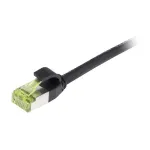SYNERGY21 S217921 CAT6A S/FTP plonas jungiamasis laidas, 15 m, juodas, LSZH/TPE, 500MHz, 10Gbps
