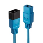 Lindy 3 m IEC C20&ndash;C19 maitinimo prailginimo kabelis, 16 A, mėlynas