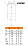 NEO TOOLS 81-227-XXXL apsauginės darbo kelnės pilkos/juodos XXXL