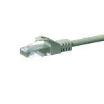 DSIT CAT5e U/UTP tinklo jungiamasis laidas, 1 m, pilkas, 100% varis, RJ45, Gigabit Ethernet