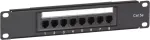 DSIT DS-10Patch5-8UTP 10 colių 8 prievadų UTP CAT 5e skydinė jungtis