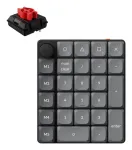 KEYCHRON K0 Max - Milk POM Red - belaidė skaičių klaviatūra