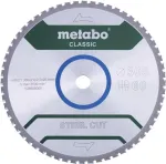Metabo STEEL CUT CLASSIC diskinis pjūklas 305 x 25,4 x 2,2 mm, 60 dantų, volframo karbidas TCG, neigiamas kampas, skirta sausam plieno pjovimui 628668000