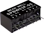 MEAN WELL SPBW03G-05 3W DC-DC keitiklio modulis 5V 600mA 9-18V įėjimas DIP24