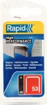 RAPID TOOLS Type 53 smulkios vielos segtukai 6 mm cinkuotas plienas, 1250 vnt. 40109502
