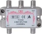 GoodConnections SAT magistralinis skirstytuvas su F jungtimis, 4 i&scaron;ėjimai, 5-2250 MHz
